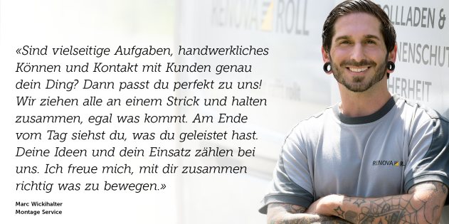 Service-Monteur(in) Sonnen- und Wetterschutz 80 % - 100 %