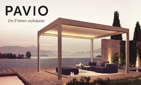 Pavio – modulare Pavillons für Garten und Terrasse 